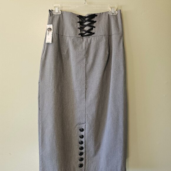 Worthington Button and Lace Skirt Size 6 - Picture 5 of 5